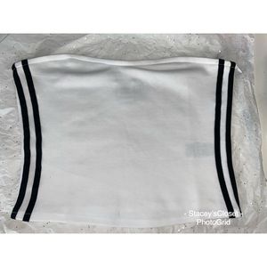 Adidas cropped tube top